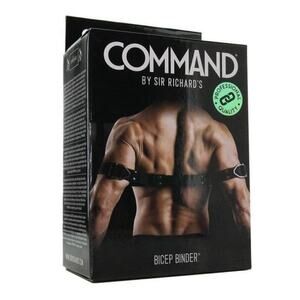 🦋B2G1🦋PIPEDREAM-COMMAND by Sir Richard's Erotic Bicep Binder Black
